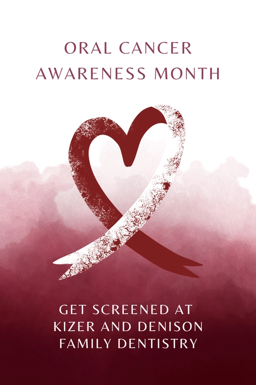 Oral Cancer Awareness Month graphic